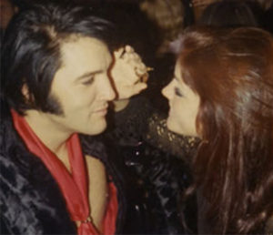 Arriving for a New Year's Eve party in Memphis on December 31, 1969