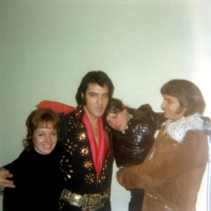 Backstage in Boston with Canadian fans and Concert West promoter Tom Hulett on November 10, 1971 1