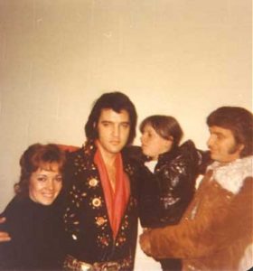 Backstage in Boston with Canadian fans and Concert West promoter Tom Hulett on November 10, 1971 2