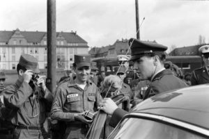 Not published in LIFE. Sgt. Elvis Presley prepares to leave Germany, March 1960.